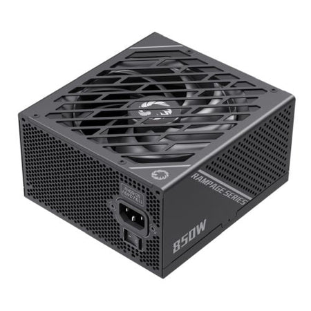 GameMax 850W GX-850 Pro PSU, Fully Modular, LLC+DC-DC, Axial-Tech FDM Fan, 80+ Gold, ATX 3.0, PCIe 5.0, Black, Power Lead Not Included - X-Case UK T/A ROG