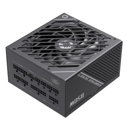 GameMax 850W GX-850 Pro PSU, Fully Modular, LLC+DC-DC, Axial-Tech FDM Fan, 80+ Gold, ATX 3.0, PCIe 5.0, Black, Power Lead Not Included - X-Case UK T/A ROG