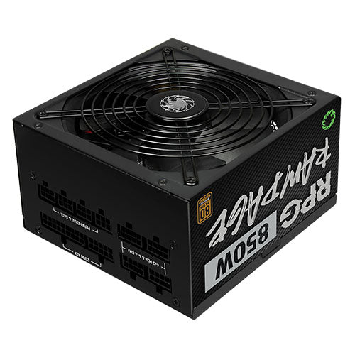 GameMax 850W RPG Rampage Fully Modular PSU, 80+ Bronze, Flat Black Cables, Power Lead Not Included - X-Case UK T/A ROG