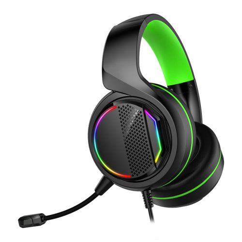 GameMax Razor RGB Gaming Headset, USB/3.5mm Jack, 5.1 Surround, 40mm Drivers, RGB Earcups - X-Case UK T/A ROG