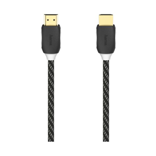 Hama High Speed HDMI Cable, 1.5 Metre, Supports 4K, Braided Jacket, Gold-plated Connectors - X-Case UK T/A ROG