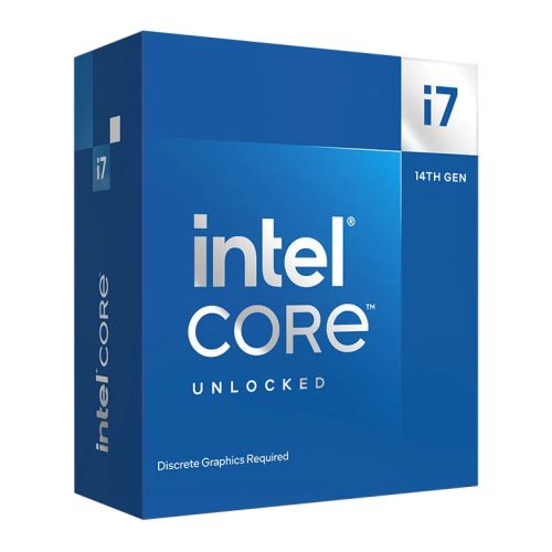 Intel Core i7-14700KF CPU, 1700, 3.4 GHz (5.6 Turbo), 20-Core, 125W (253W Turbo), 10nm, 33MB Cache, Overclockable, Raptor Lake Refresh, No Graphics, NO HEATSINK/FAN - X-Case UK T/A ROG