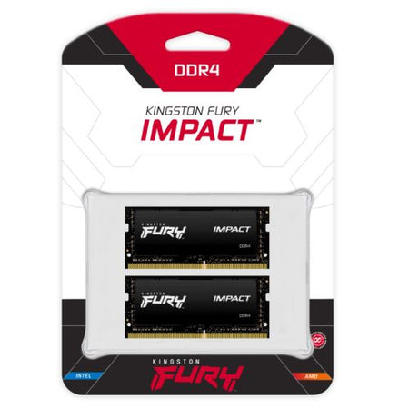 Kingston Fury Impact 32GB Kit (2 x 16GB), DDR4, 3200MHz (PC4-25600), CL20, SODIMM Memory - X-Case UK T/A ROG