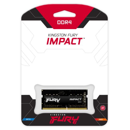 Kingston Fury Impact 8GB, DDR4, 3200MHz (PC4-25600), CL20, SODIMM Memory - X-Case UK T/A ROG