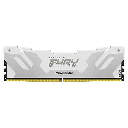 Kingston Fury Renegade 64GB Kit (2 x 32GB), DDR5, 6400MHz, CL32, 1.4V, ECC, XMP 3.0, PMIC, DIMM Memory, White/Silver - X-Case UK T/A ROG