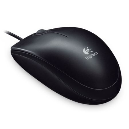 Logitech B100 Wired Optical Mouse, USB, 800 DPI, Ambidextrous, OEM - X-Case UK T/A ROG