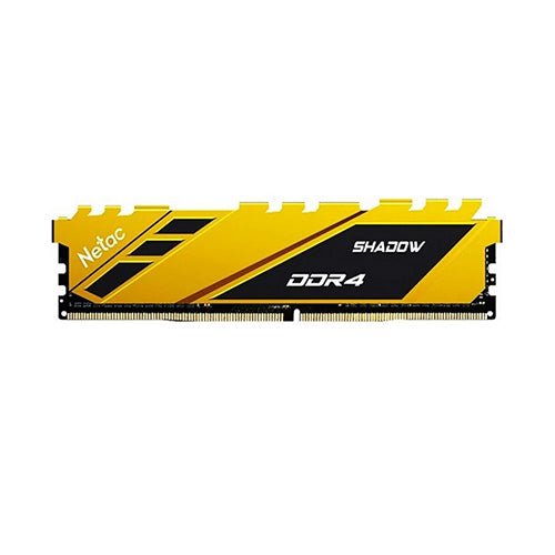 Netac Shadow Yellow, 16GB, DDR4, 3200MHz (PC4-25600), CL16, DIMM Memory - X-Case UK T/A ROG