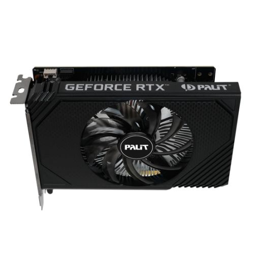 Palit RTX3050 StormX, PCIe4, 6GB DDR6, DVI, HDMI, DP, 1492MHz Clock, Overclocked, Compact Design - Rusty Old Gamers