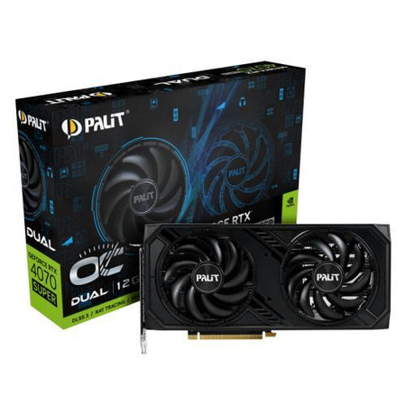 Palit RTX4070 SUPER DUAL OC, 12GB DDR6X, HDMI, 3 DP, 2550MHz Clock, Overclocked, RGB Lighting - X-Case UK T/A ROG