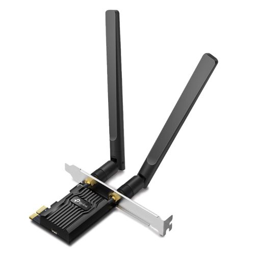TP-LINK (Archer TX20E) AX1800 Dual Band Wi-Fi 6 PCIe Adapter, Bluetooth 5.2, High-Gain Antennas, WPA3 - X-Case UK T/A ROG