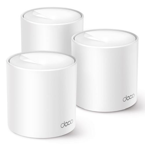 TP-LINK (DECO X1500) AX1500 Whole Home Mesh Wi-Fi 6 System, 3 Pack, Dual Band, OFDMA & MU-MIMO - X-Case UK T/A ROG