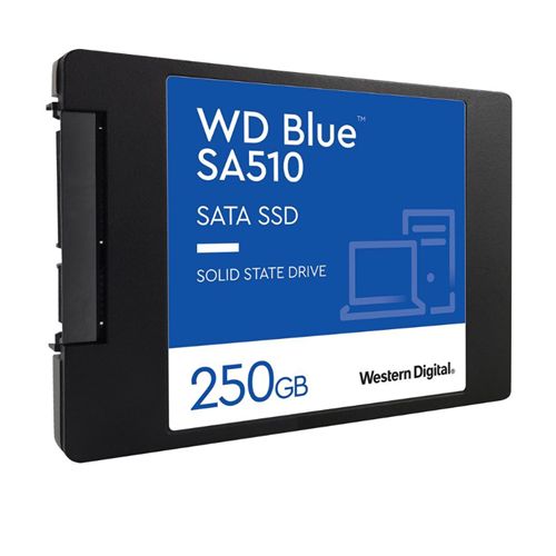 WD 250GB Blue SA510 G3 SSD, 2.5", SATA3, R/W 555/440 MB/s, 80K/78K IOPS, 7mm - X-Case UK T/A ROG